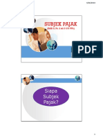 Subjek Pajak PDF