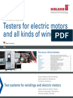 Testers For Electric Motors and All Kinds of Windings: Product Guide