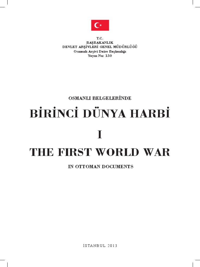 130 Osmanli Belgelerinde Birinci Dunya Harbi 1