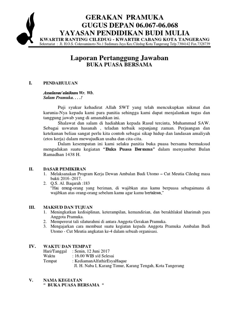Lpj Bukber Angkatan 3