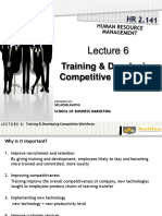 Training & Developing Competitive Workforce: School of Business Marketing Ms - Komlavathi