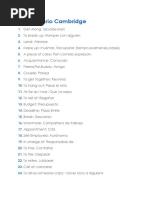 Vocabulario Cambridge