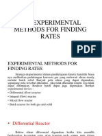 Experimental Methods For Finding Rates
