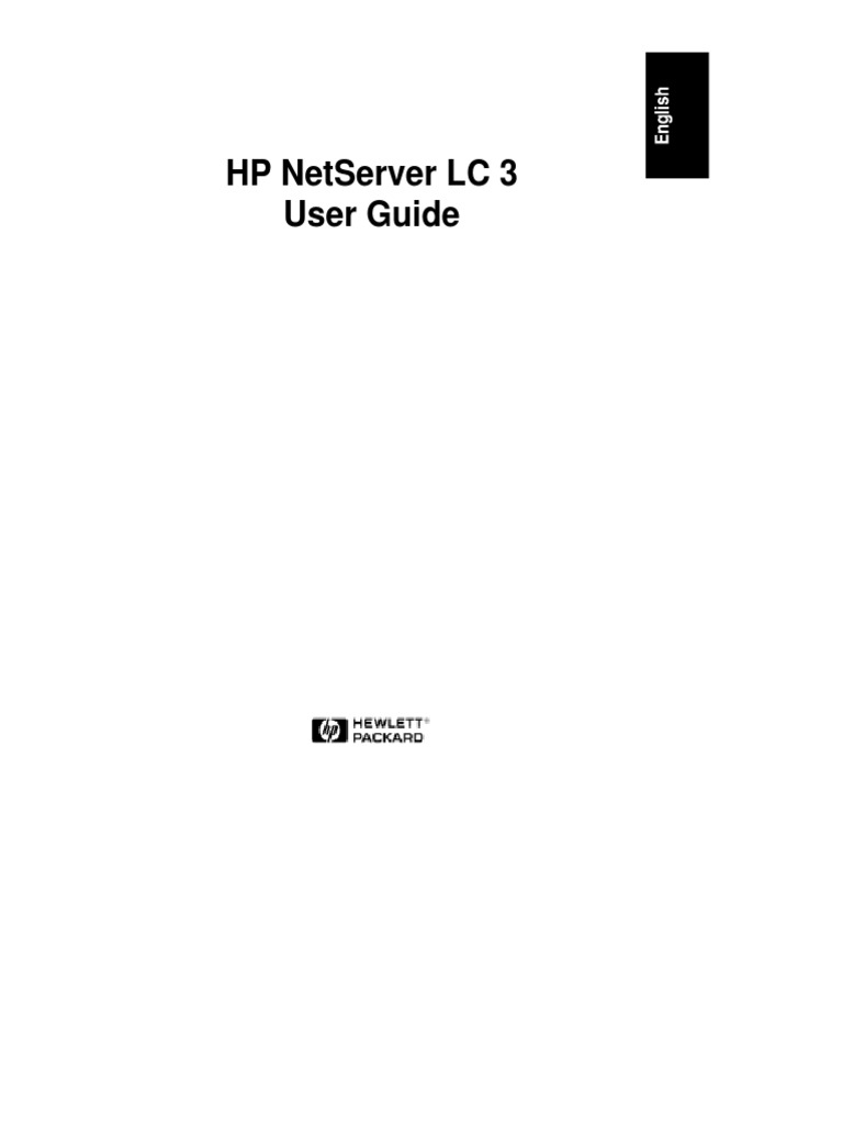HP NetServer LC 3 | PDF | Bios | Electronic Engineering