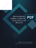 Reflexiones Sobre La Reforma de Justicia en Bolivia