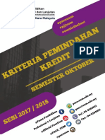 Kriteria Pemindahan Kredit JA172