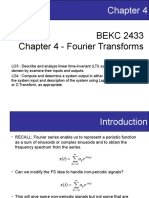 BEKC 2433 Chapter 4 - Fourier Transforms