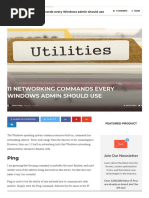 11 Networking Commands Every Windows Admin Should Use