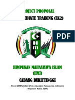 Project Proposal Intermediate Training (LK2) HMI Cabang Bukittinggi PDF