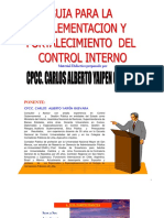 Diapositivas de Guias para Implementación de Control Interno