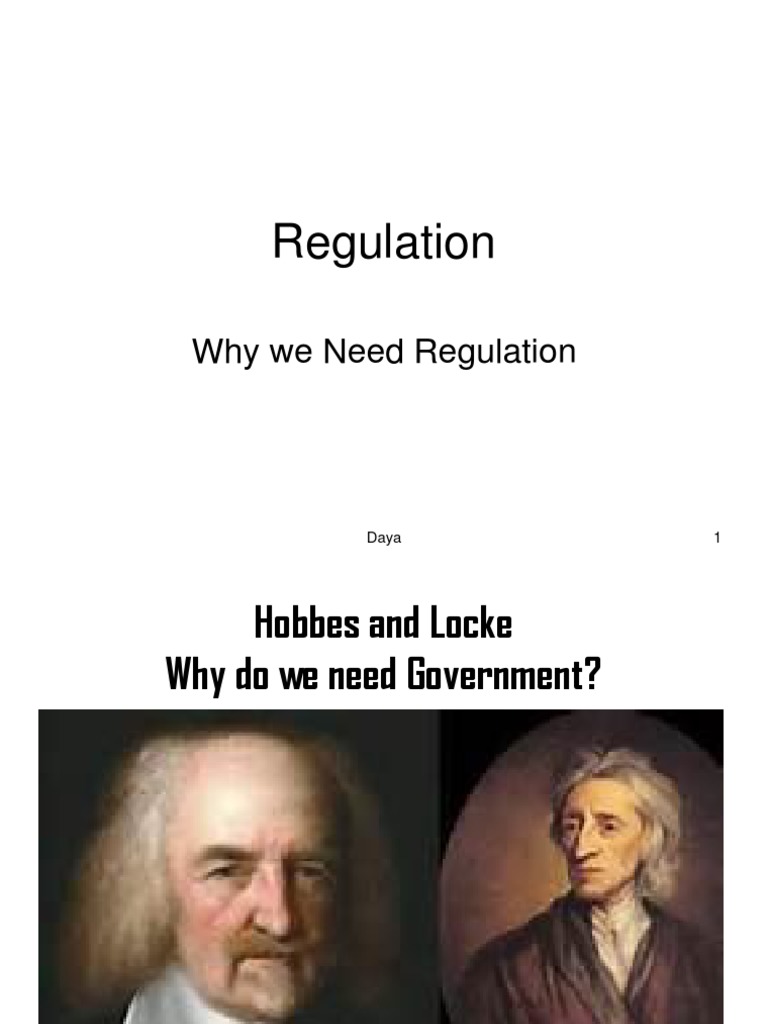 Importance of Government Regulation | PDF | Public Good | Market Failure