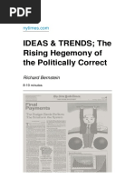 IDEAS & TRENDS The Rising Hegemony of The Politically Correct Richard