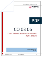 CO 03 06 Create & Change Reposting Cycle Segment (KSW1 & KSW2)