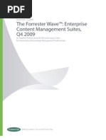 The Forrester Wave™ Enterprise Content Management (ECMS) Suites Report 2009