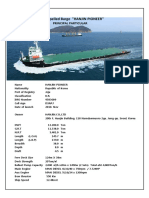 Particular& General Arrangement HANJIN PIONEER