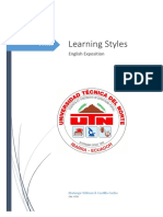 Learning Styles: English Exposition