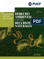 Programa de Segunda Especialidad en Derecho Ambiental 2019