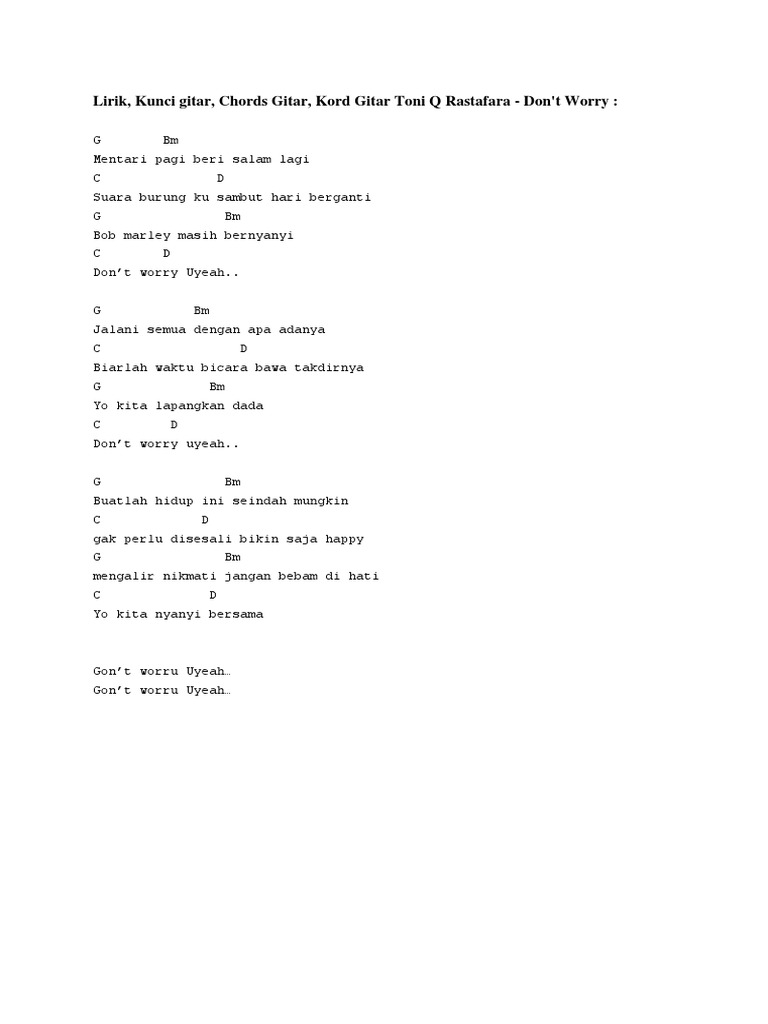 Koleksi Lirik Lagu 1