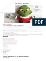 Crochet The Grinch Free Pattern