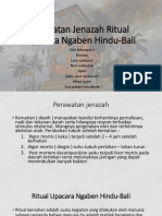 Perwatan Jenazah Ritual Upacara Ngaben Hindu-Bali