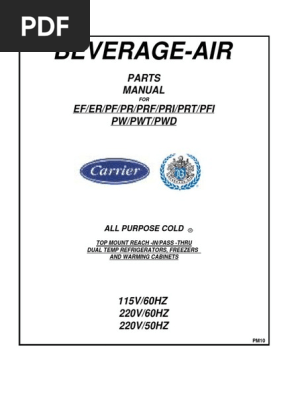 Ba Er48 Reach In Sm Refrigerator Electromechanical