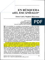 La búsqueda del escándalo y los límites de la moralidad