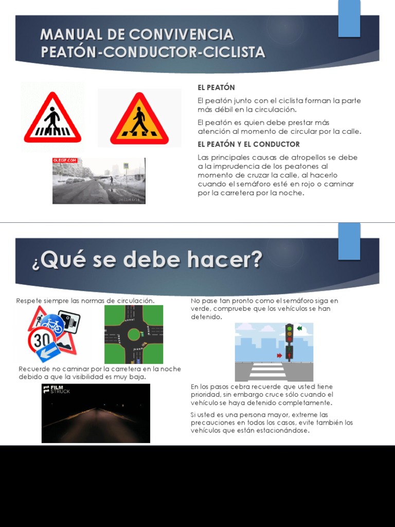 El Peaton Y El Conductor Pdf