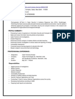 Cyber Security Resume Format
