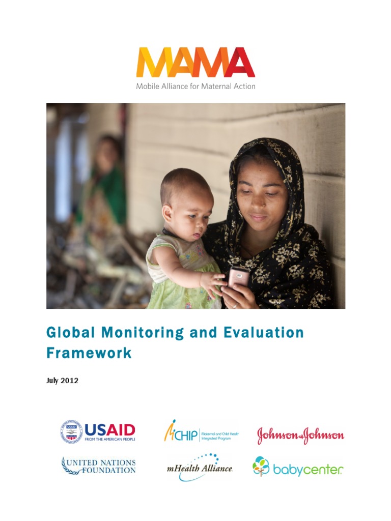 MAMA Monitoring & Evaluation Framework | PDF | Millennium Development ...