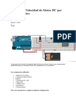 Control de Velocidad de Motor DC Por Potenciómetro