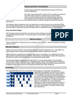 Ultrasound Dose Calculations 2017