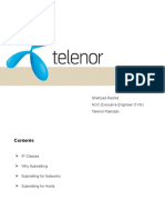 IP Subnetting: Shahzad Rashid NOC Executive Engineer (TXN) Telenor Pakistan