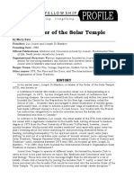Order Solar Temple Profile