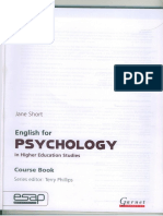English For Psychology in Higher Education Studies