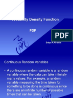 Probability Density Function