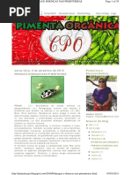 Pragas e Doencas Nas Pimentas