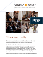 Take Action Locally 1:3:19