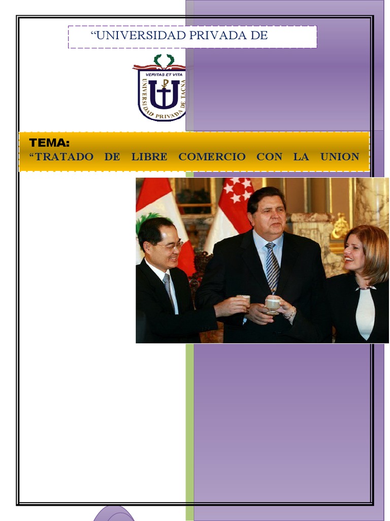 TLC Con La Union Europea | PDF | Unión Europea | Tratado de Libre ...