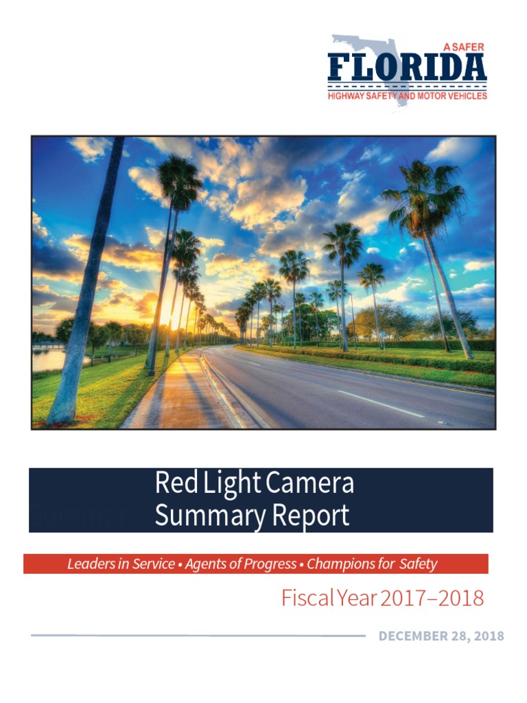 Red Light Camera Analysis 2018 | PDF | Traffic Light | Traffic Ticket
