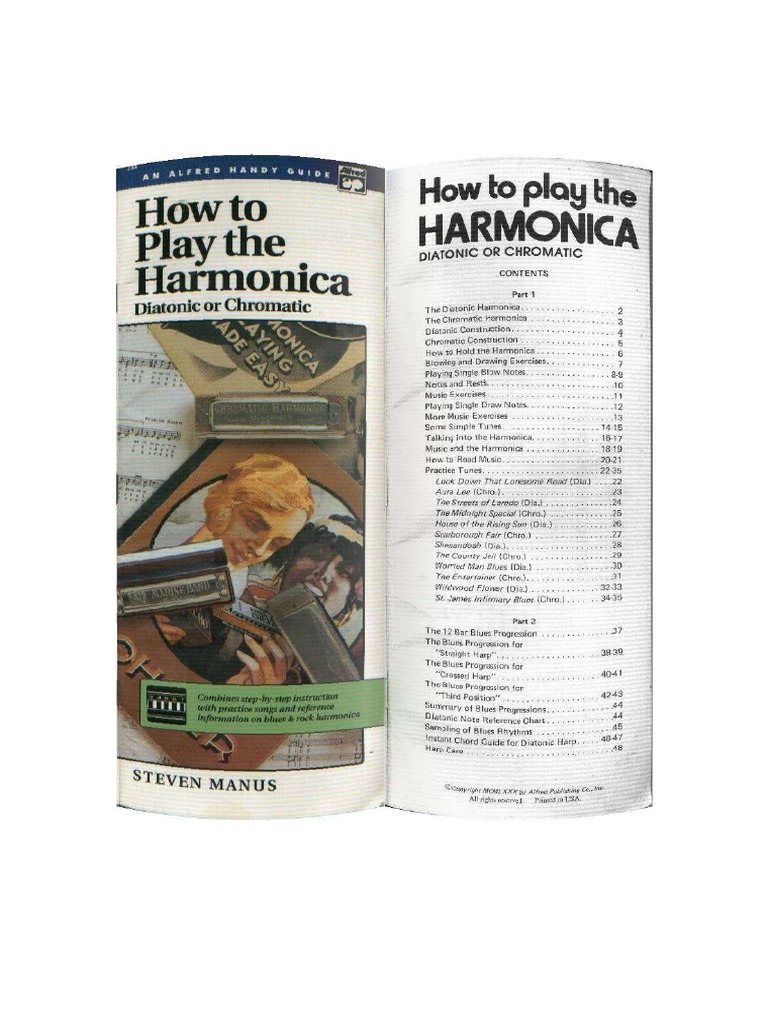 Steven Manus - How To Play The Harmonica Diatonic or Chromatic (An ...