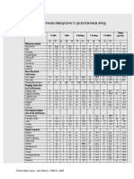 Lampiran 1: Food Frequency Questioner (FFQ)