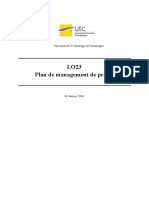 LO23 Plan de Management de Projet: Université de Technologie de Compiègne