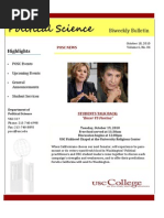 POSC Biweekly Bulletin October 18 2010