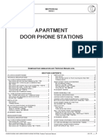 Door Phone Technical Manual Section 3A