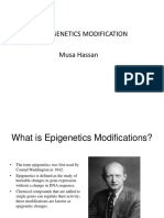 Epigenetics Modification Musa Hassan
