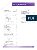 Answers To Exam-Style Questions: 18 Circular Motion