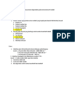 Analisis Instrument Contoh Soal