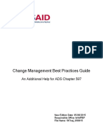 Change Management Best Practices Guide: An Additional Help For ADS Chapter 597