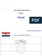 Zastava I GRB Republike Hrvatske Bojanke PDF