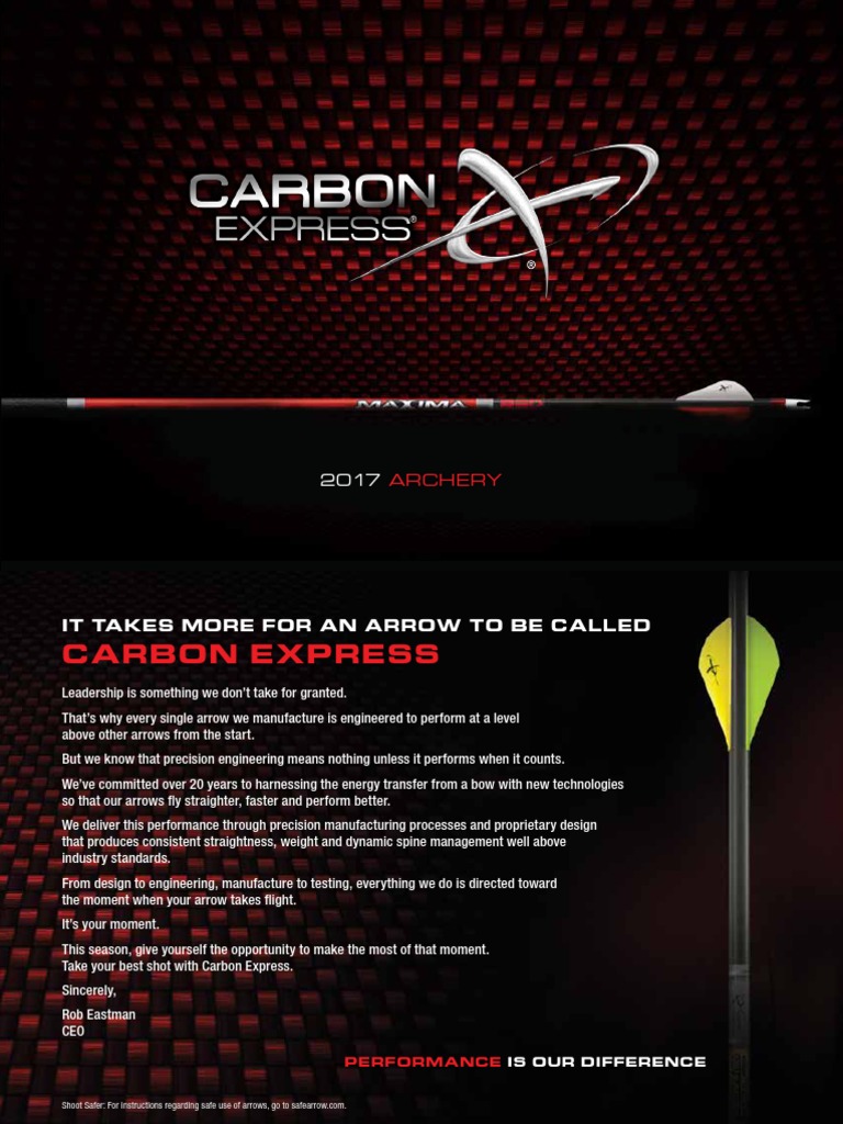 Carbon Express Predator II Arrow Inserts - Half-Out Inserts For 700/800 Spine Arrows